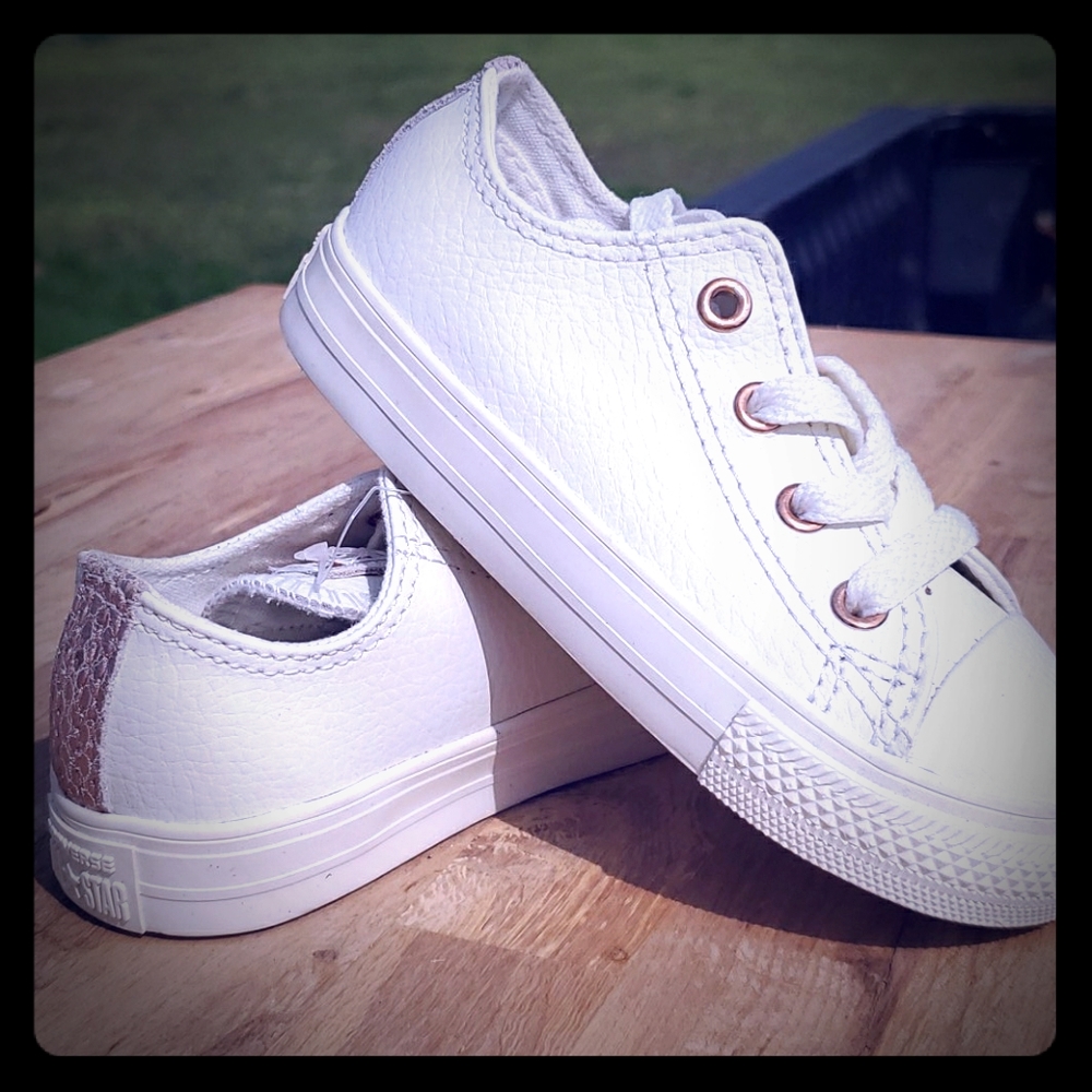 Never been worn: Leather All Star Toddler